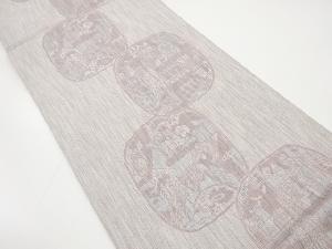 花鳥更紗模様織り出し 袋帯